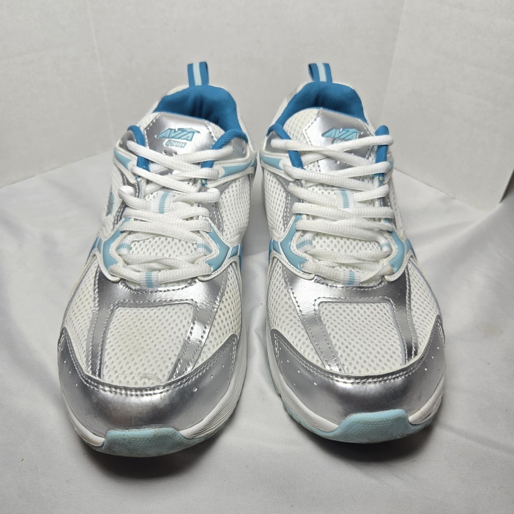 Avia 5000 Sneaker Shoes Womens 11 Sporty Athleisure School Teal Silver Athletic